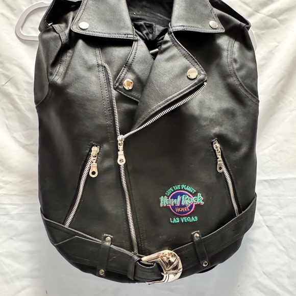 Hard Rock Cafe Black Backpack with Silver Accents main image 9